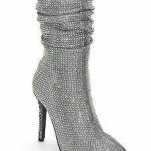 New - Women’s Rhinestone Slouch Boots